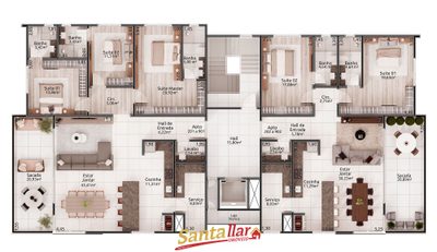 Apartamento, 2 quartos, 139 m² - Foto 3