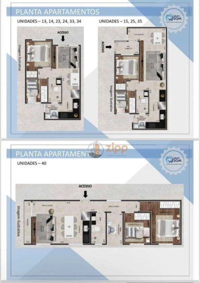 Apartamento, 2 quartos, 34 m² - Foto 3