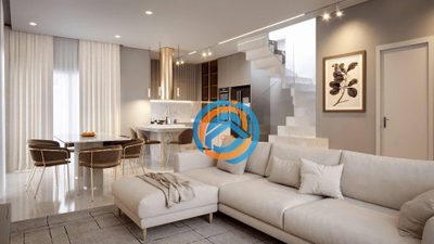 Sobrado, 3 quartos, 133 m² - Foto 1