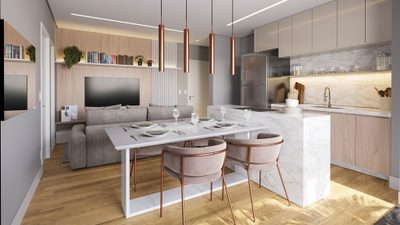 Apartamento, 2 quartos, 58 m² - Foto 3