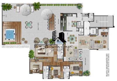 Apartamento, 4 quartos, 316 m² - Foto 5