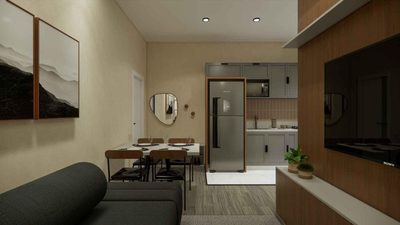 Apartamento, 2 quartos, 58 m² - Foto 3