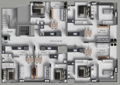 Cobertura, 2 quartos, 88 m² - Foto 1