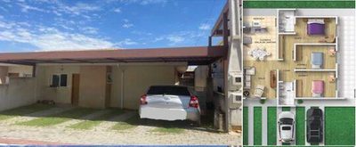 Casa, 3 quartos, 62 m² - Foto 1