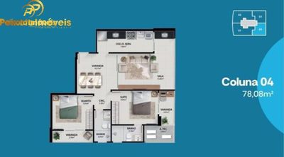 Apartamento, 2 quartos, 78 m² - Foto 2