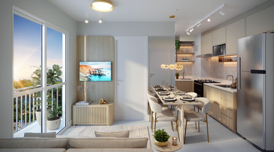 Apartamento, 2 quartos, 33 m² - Foto 3