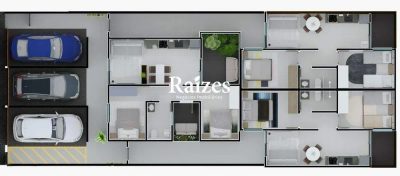 Casa, 2 quartos, 43 m² - Foto 3