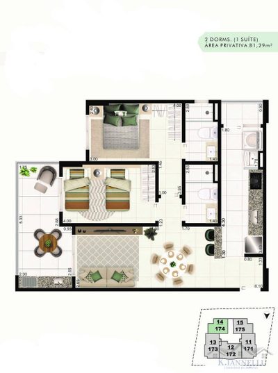 Apartamento, 3 quartos, 100 m² - Foto 5