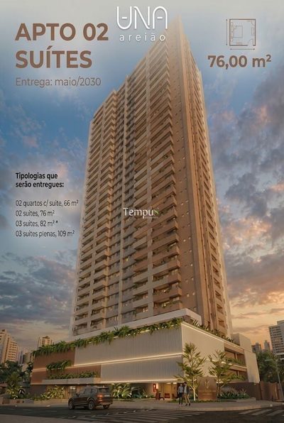 Apartamento, 2 quartos, 76 m² - Foto 1