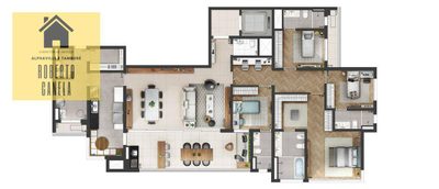 Apartamento, 4 quartos, 228 m² - Foto 5