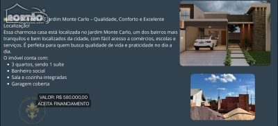Casa, 3 quartos - Foto 3