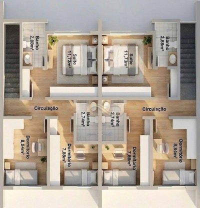 Casa de Condomínio, 3 quartos - Foto 1