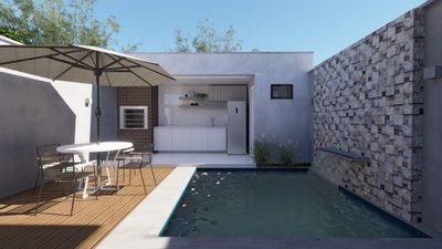 Casa, 2 quartos, 82 m² - Foto 1