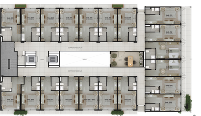 Casa, 1 quarto, 41 m² - Foto 2