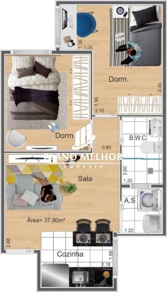 Loft, 38 m² - Foto 3