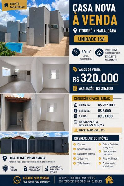Casa, 2 quartos, 156 m² - Foto 1