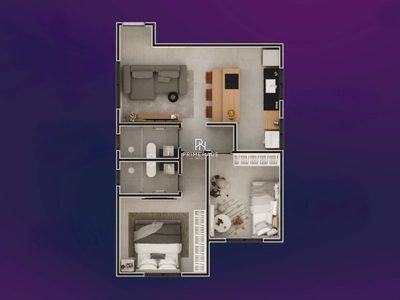 Apartamento, 2 quartos, 53 m² - Foto 3