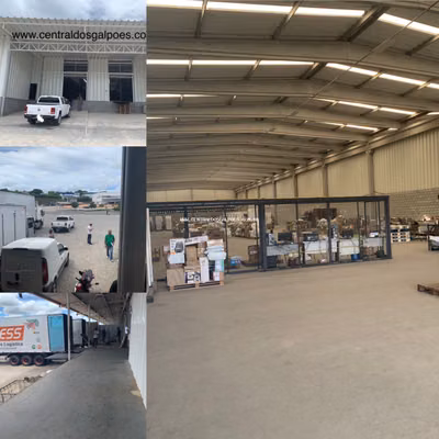 Depósito-Galpão, 1200 m² - Foto 1