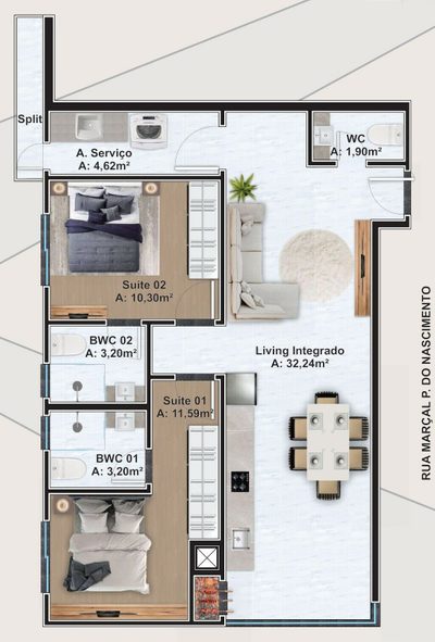 Apartamento, 3 quartos, 109 m² - Foto 4