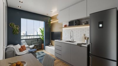 Apartamento, 1 quarto, 24 m² - Foto 1