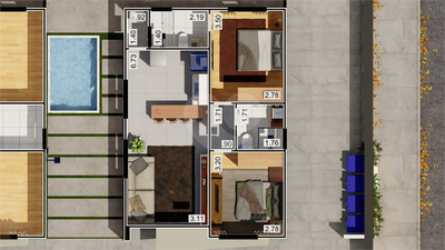 Casa, 2 quartos, 143 m² - Foto 3