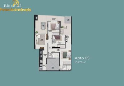 Apartamento, 105 m² - Foto 2