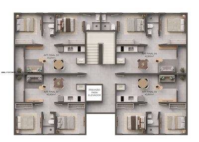 Apartamento, 2 quartos, 42 m² - Foto 4