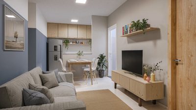 Apartamento, 2 quartos, 47 m² - Foto 2