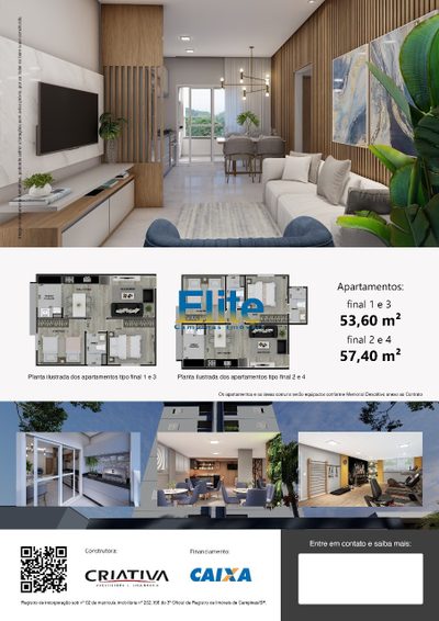 Apartamento, 2 quartos, 57 m² - Foto 2