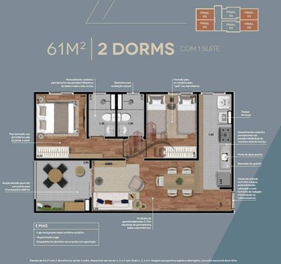Apartamento, 2 quartos, 61 m² - Foto 5