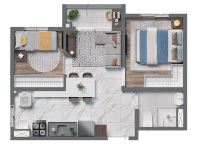 Apartamento, 2 quartos, 31 m² - Foto 2
