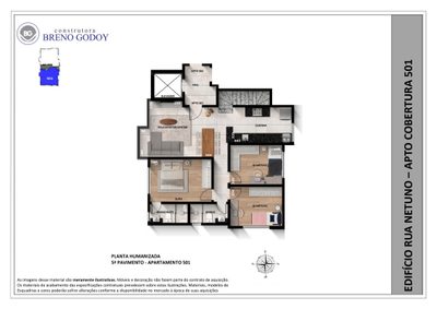 Cobertura, 3 quartos, 14 m² - Foto 3
