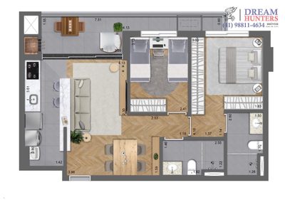 Apartamento, 3 quartos, 94 m² - Foto 5