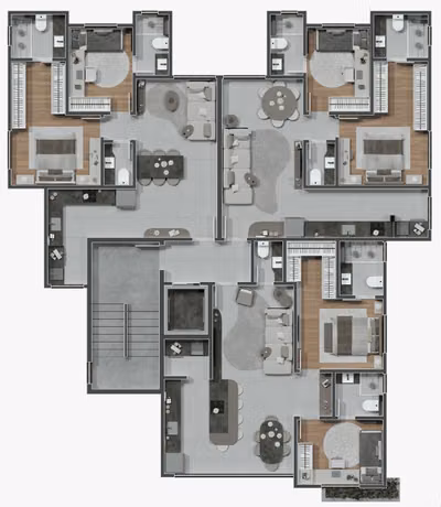 Apartamento, 2 quartos, 62 m² - Foto 1