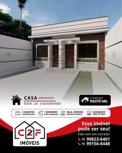 Casa, 2 quartos - Foto 1