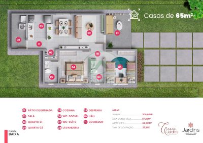 Casa, 2 quartos, 55 m² - Foto 5