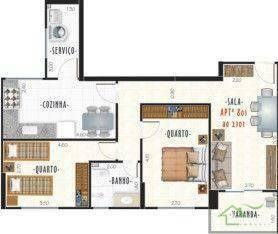 Apartamento, 2 quartos, 62 m² - Foto 4