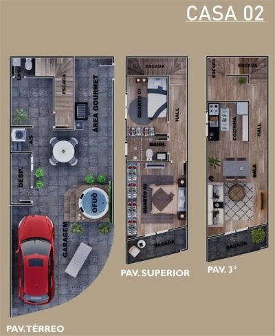 Casa, 2 quartos, 90 m² - Foto 3