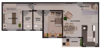 Cobertura, 2 quartos, 62 m² - Foto 2