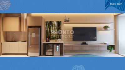 Apartamento, 1 quarto, 32 m² - Foto 2