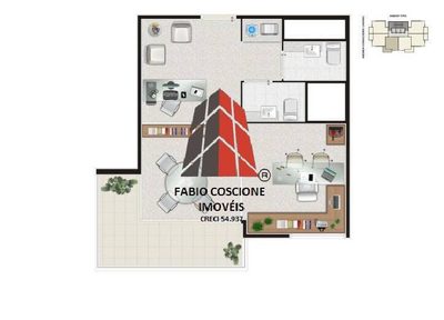 Sala-Conjunto, 37 m² - Foto 5