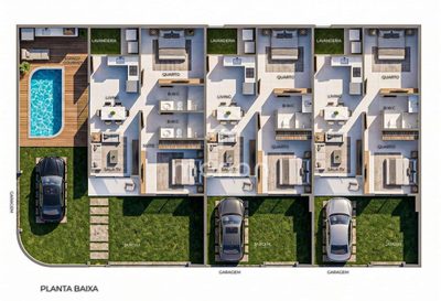 Casa, 2 quartos, 58 m² - Foto 2