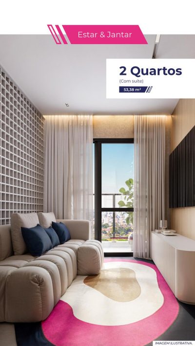 Apartamento, 2 quartos, 53 m² - Foto 1