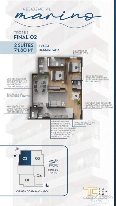 Apartamento, 3 quartos, 102 m² - Foto 2