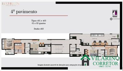 Apartamento, 2 quartos - Foto 4