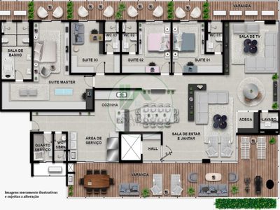 Apartamento, 4 quartos, 368 m² - Foto 5