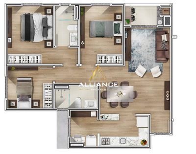 Apartamento, 3 quartos, 83 m² - Foto 4