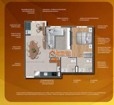 Apartamento, 2 quartos, 64 m² - Foto 2