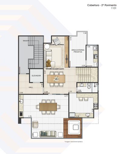 Cobertura, 4 quartos, 165 m² - Foto 4