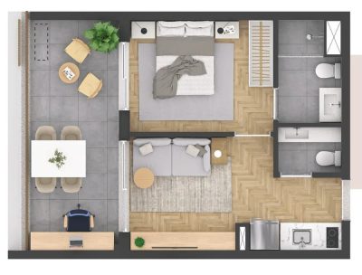 Apartamento, 1 quarto, 24 m² - Foto 4